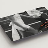 "Imprint" - Save the Dates in Tangerine by Jelena Vuletic - Detail