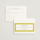 "Mille-feuille" - Save the Dates in Citron by Blustery August - FREE Recipient Addressing
