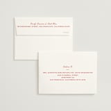 "Croquet" - Save the Dates in Cherry by Megan Davis - FREE Recipient Addressing