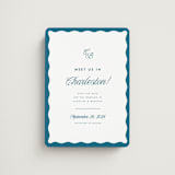 "Meet us" - Save the Dates in Ocean by Kelly Schmidt - Front