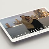 "Simple Elegance" - Save the Dates in Clouds by Kasia Labocki - Detail