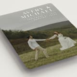 "Hold Tight" - Save the Dates in Ivory by Juneau Designs - Detail