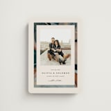 "Love Story" - Save the Dates in Mocha by Kate Ahn - Magnet Front