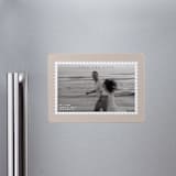 "Stamp" - Save the Dates in Taupe by Claire - Magnet Front