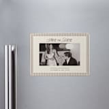 "Sienna" - Save the Dates in Maroon by Pati Cascino - Magnet Front