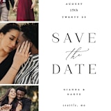 "Spaced" - Save the Dates in Tuxedo by Ashley Rosenbaum - Detail