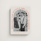 "Surrounding" - Save the Dates in Persimmon by Sarah Cohn - Front