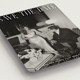 "classic timeless" - Save the Dates in Snow by Maja Cunningham - Detail