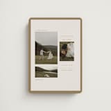 "savour" - Save the Dates in Linen by Bramble Studio - Front