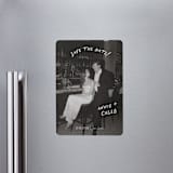 "Lovers" - Save the Dates in Ivory by Stephanie Heinrich Godbout - Magnet Front