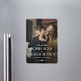 "The Cinema" - Save the Dates in Quartz by Kristie Kern - Magnet Front