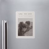 "you and me" - Save the Dates in Mist by Christy Hy Lee - Magnet Front