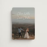 "Full Photo" - Save the Dates in Chiffon by Orasie - Magnet Front