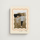 "Wavy" - Save the Dates in Seashell by Robert and Stella - Front