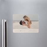 "Aristocratic" - Save the Dates in Wave by Creo Study - Magnet Front