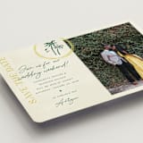 "Coastal Drift" - Save the Dates in Caribbean Citrus by Pixel and Hank - Detail