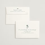 "Coastal Drift" - Save the Dates in Caribbean Citrus by Pixel and Hank - FREE Recipient Addressing