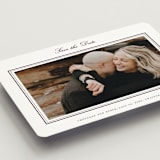 "Engraved names" - Save the Dates in Burgundy by Stacey Meacham - Detail