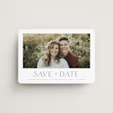 "Glacier" - Save the Dates in Ink by Wildfield Paper Co - Magnet Front