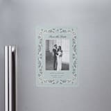 "Romantic Elegance" - Save the Dates in Sky by Ana de Sousa - Magnet Front