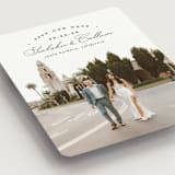 "Arched Type" - Save the Dates in Onyx by Erica Krystek - Detail