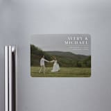 "Hold Tight" - Save the Dates in Ivory by Juneau Designs - Magnet Front