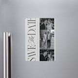 "Sideline" - Save the Dates in Stone by Laura Hankins - Magnet Front