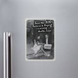 "Film" - Save the Dates in Toasted Marshmallow by Anna Elder - Magnet Front