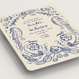 "Santa Catalina" - Save the Dates in Marseille Blue by Ani Somi - Detail