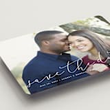 "Etched in love" - Save the Dates in Cloud by Stacey Meacham - Detail