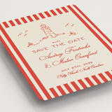 "Kitty Hawk" - Save the Dates in Lobster by Jackie Crawford - Detail