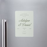 "Swoon" - Save the Dates in Lemongrass by Sam Dubeau - Magnet Front