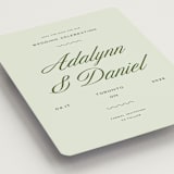 "Swoon" - Save the Dates in Lemongrass by Sam Dubeau - Detail