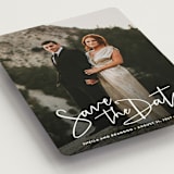 "Stylish Script" - Save the Dates in Cloud by Hooray Creative - Detail