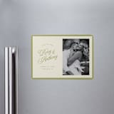 "rory" - Save the Dates in Olive by Ellen Schlegelmilch - Magnet Front