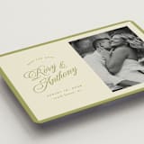"rory" - Save the Dates in Olive by Ellen Schlegelmilch - Detail