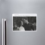 "simple" - Save the Dates in Fog by Sumak Studio - Magnet Front