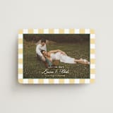 "Curved Frame" - Save the Dates in Citrine by Emily Betts - Front