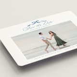 "Royal" - Save the Dates in Cobalt by Petra Kern - Detail