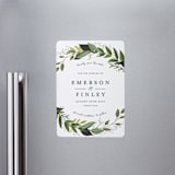 "Vines of Green" - Save the Dates in Fern by Susan Moyal - Front