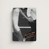 "Imprint" - Save the Dates in Tangerine by Jelena Vuletic - Front