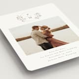 "Monogrammed" - Save the Dates in Taupe by Chris Griffith - Detail