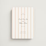 "awning stripe" - Save the Dates in Peach by Sara Hicks Malone - Front