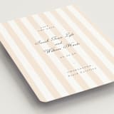 "awning stripe" - Save the Dates in Peach by Sara Hicks Malone - Detail