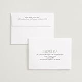 "Quad" - Save the Dates in Jade by Morgan Kendall - FREE Recipient Addressing