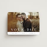 "simple space" - Save the Dates in Lily by Christy Hy Lee - Magnet Front