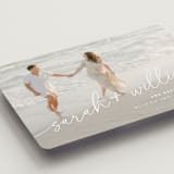 "Sweet Script" - Save the Dates in Ivory by Jessie Steury - Detail