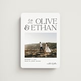 "Casual" - Save the Dates in Pearl by Owl and Toad - Magnet Front