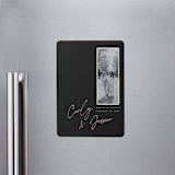 "Album Cover" - Save the Dates in Noir by Merian - Front