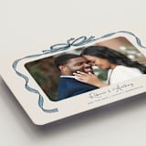 "Tied Together" - Save the Dates in Blueberry by Paper Sun Studio - Detail